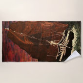 USS構成古アイアンサイドビーチタオル ビーチタオル (正面)