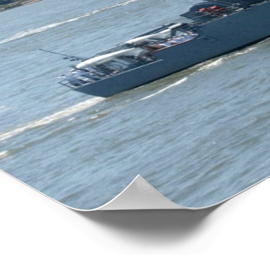 USS歩哨(MCM 3) ポスター (角)