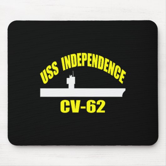 Uss独立型Cv-62空母Da マウスパッド (正面)