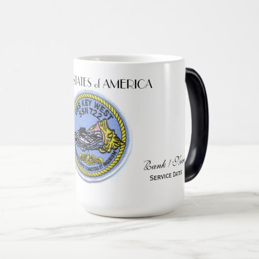 USS鍵ウェストSSN-722 Mug モーフィングマグカップ (正面右)