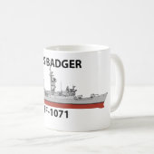 USS バジャー コーヒーマグカップ (正面右)
