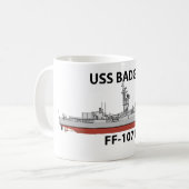 USS バジャー コーヒーマグカップ (正面左)