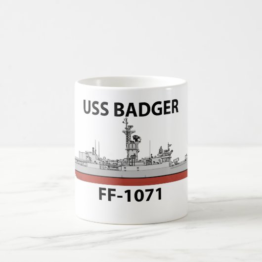 USS バジャー コーヒーマグカップ (中央)
