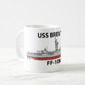 USS ブルトン コーヒーマグカップ (正面左)