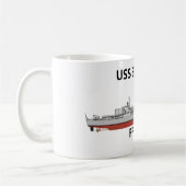 USS ブルトン コーヒーマグカップ (左)