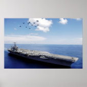 USS Abraham Lincoln (CVN 72) ポスター (正面)