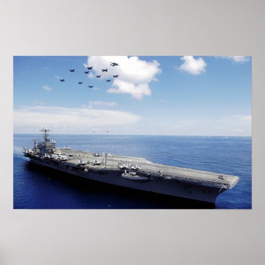 USS Abraham Lincoln (CVN 72) ポスター (正面)