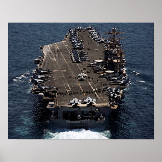 USS Abraham Lincoln (CVN 72) ポスター (正面)