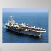 USS Abraham Lincoln (CVN 72) ポスター (正面)