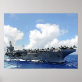 USS Abraham Lincoln (CVN 72) ポスター (正面)