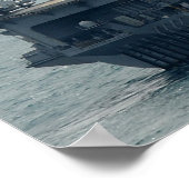 USS Abraham Lincoln (CVN 72) ポスター (角)