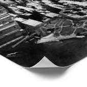 USS Akron 飛んでいる Over New York City - Circa 1932 ポスター (角)