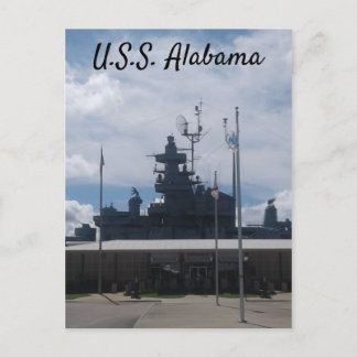 USS Alabama戦艦ミュージアム – モバイル， AL ポストカード