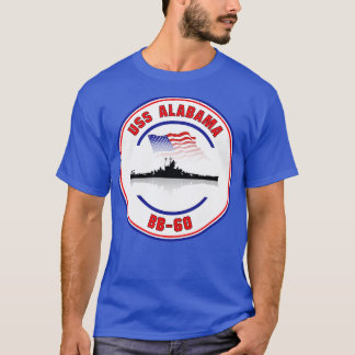 USS Alabama BB60 Tシャツ