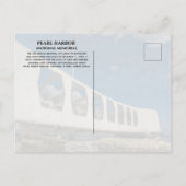 USS Arizona 記念碑、真珠湾、ハワイ ポストカード (裏面)