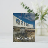 USS Arizona 記念碑、真珠湾、ハワイ ポストカード (スタンド正面)