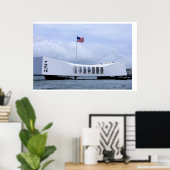 USS Arizona Memorial ポスター (ホームオフィス)