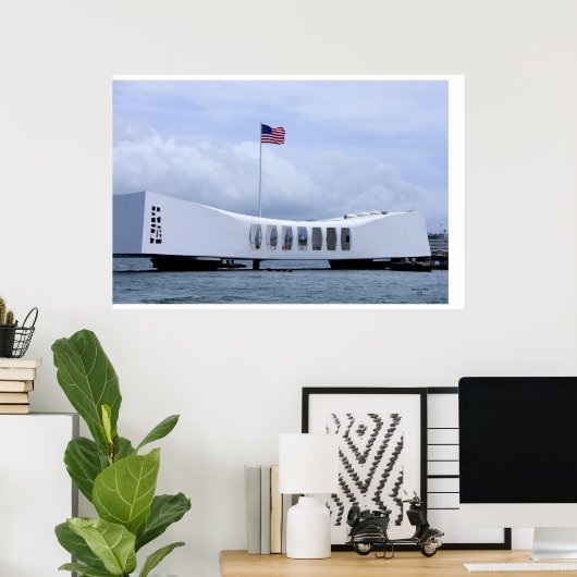 USS Arizona Memorial ポスター (ホームオフィス)