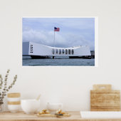 USS Arizona Memorial ポスター (キッチン)