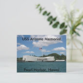 USS Arizona Memorial, Pearl Harbor，ハワイ ポストカード (スタンド正面)
