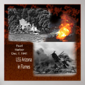 USS Arizona, Pearl Harbor 1941ポスター ポスター (正面)