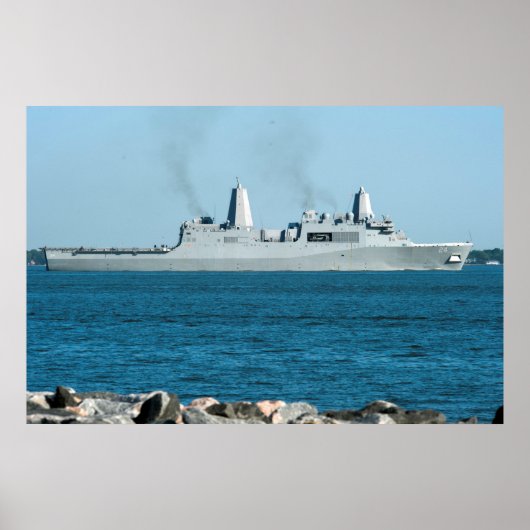 USS Arlington (LPD 24) ポスター (正面)