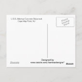 USS Atlantus Ship、ニュージャージーのポストカード ポストカード (裏面)