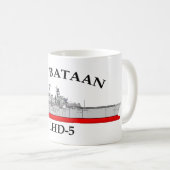 USS BATAAN、LHD5、両生類突撃船 コーヒーマグカップ (正面右)