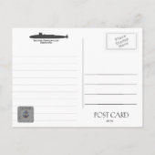 USS BENJAMIN FRANKLIN SSBN-640 SUB. – ポストカード (裏面)