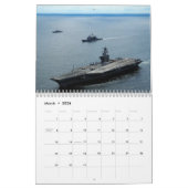USS Carl Vinson (CVN 70) カレンダー (3月 2026)