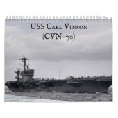 USS Carl Vinson (CVN 70) カレンダー (カバー)