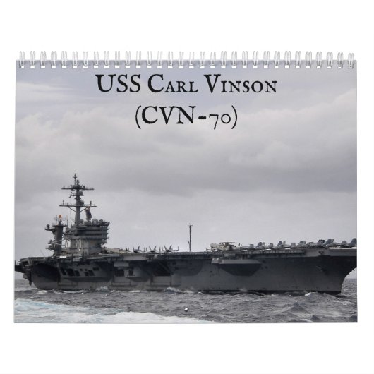 USS Carl Vinson (CVN 70) カレンダー (カバー)