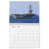 USS Carl Vinson (CVN 70) カレンダー (2月 2027)