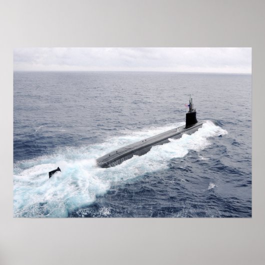 USS Connecticut (SSN 22) ポスター (正面)