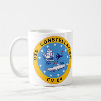 USS Constelation CV-64航空母艦Insignia コーヒーマグカップ