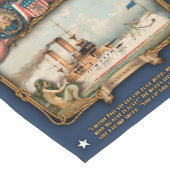 USS CUCAMONGAテーブルランナー ショートテーブルランナー (コーナー)