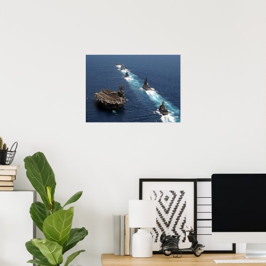 USS Dwight D. Eisenhower ポスター (ホームオフィス)