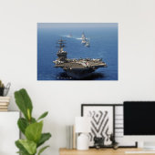 USS Dwight D. Eisenhower ポスター (ホームオフィス)