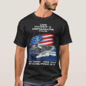 USS Dwight D Eisenhower CVN 69航空母艦Ve Tシャツ (正面)
