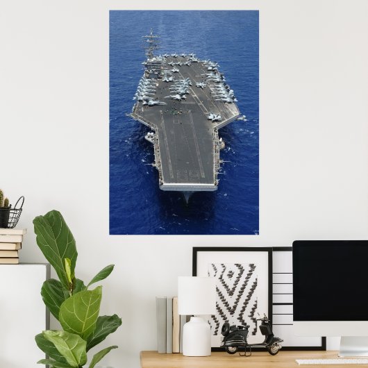 USS Dwight D. Eisenhower (CVN 69) ポスター (ホームオフィス)