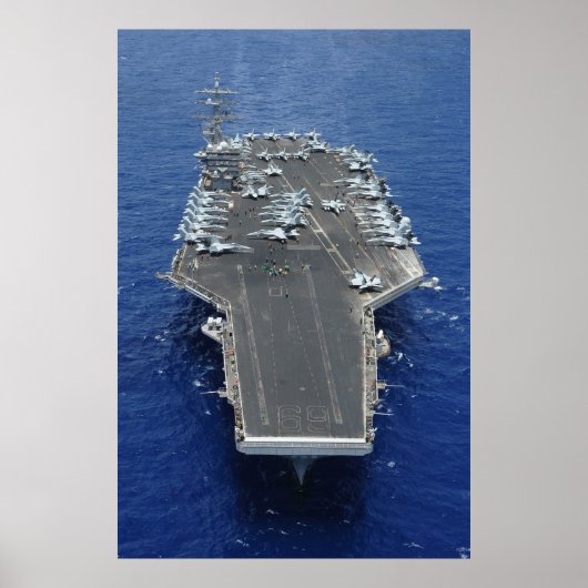 USS Dwight D. Eisenhower (CVN 69) ポスター (正面)