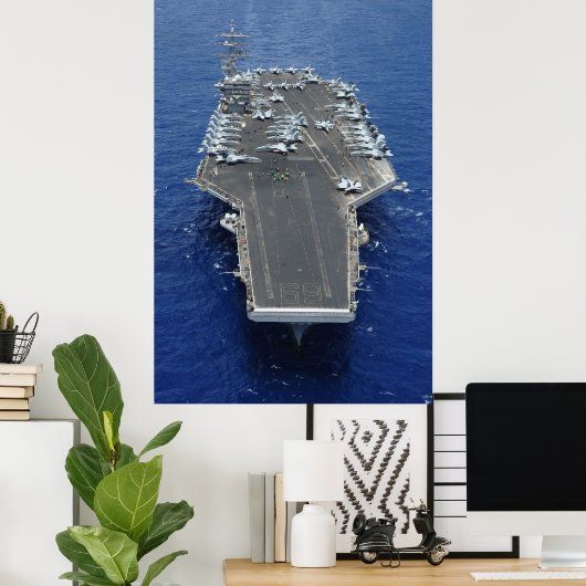 USS Dwight D. Eisenhower (CVN 69) ポスター (ホームオフィス)