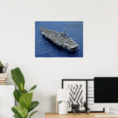 USS Dwight D. Eisenhower (CVN 69) ポスター (ホームオフィス)