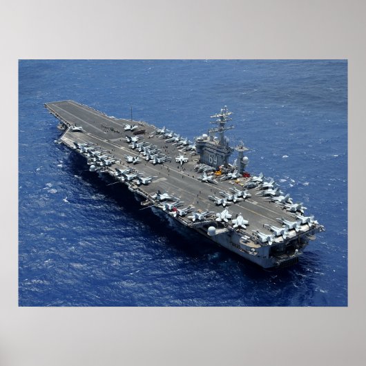 USS Dwight D. Eisenhower (CVN 69) ポスター (正面)