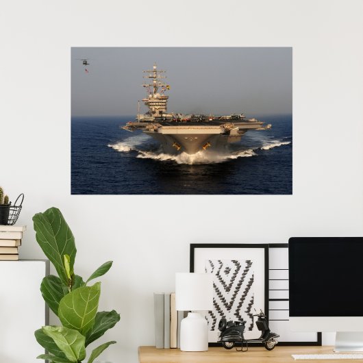 USS Dwight D. Eisenhower (CVN 69) ポスター (ホームオフィス)