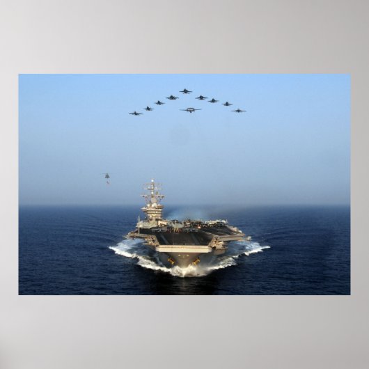USS Dwight D. Eisenhower (CVN 69) ポスター (正面)