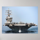 USS Dwight D. Eisenhower (CVN 69) ポスター (正面)