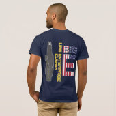 USS ENTERPRISE CVN-65ビッグE Tシャツ (裏面フル)