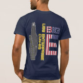 USS ENTERPRISE CVN-65ビッグE Tシャツ (裏面)