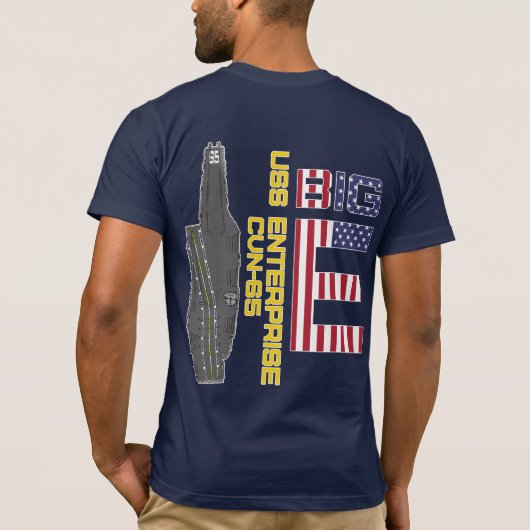 USS ENTERPRISE CVN-65ビッグE Tシャツ (裏面)
